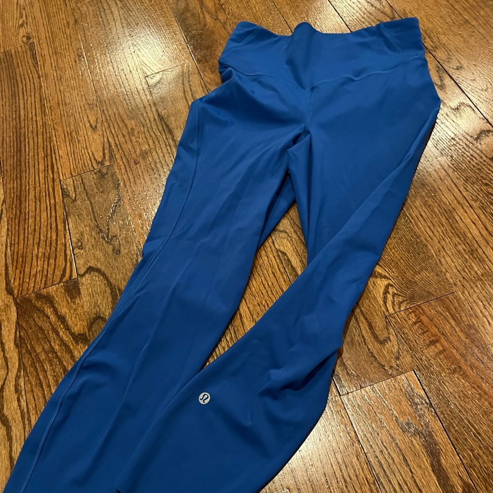 Size 6 Lululemon Royal Blue Leggings
